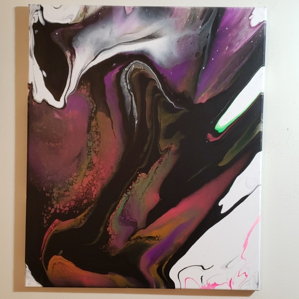 Original Art Pour Paint